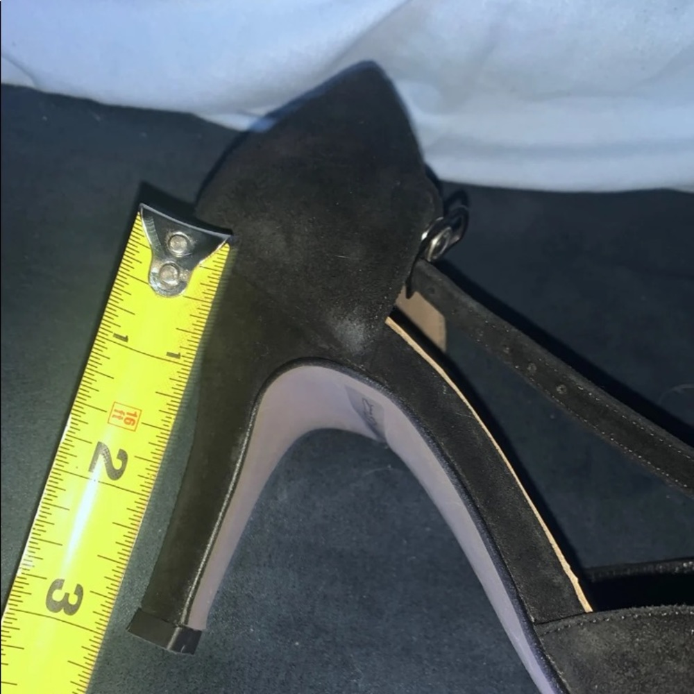 PAUL GREEN~~~ BLACK SUEDE HEELS - Picture 6 of 6